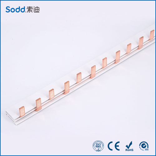 C45 2P Pin Copper Comb Busbar for MCB