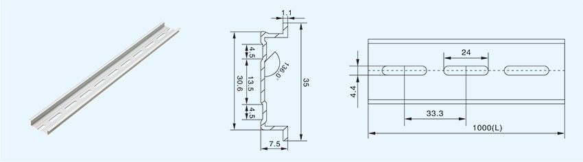 Aluminum Din Rail Channel