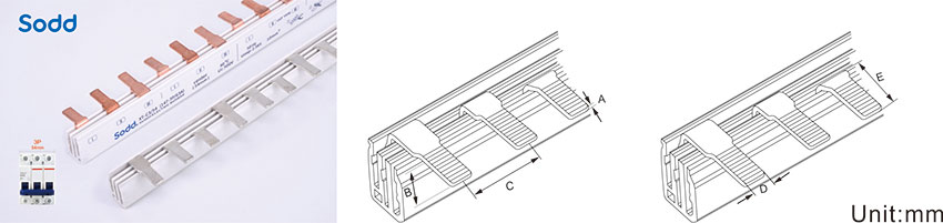 Mcb busbar price XT-3p