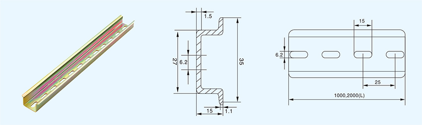 Steel Din Rail Channel