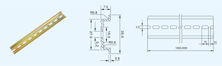 Steel MCB Din Rail Channel