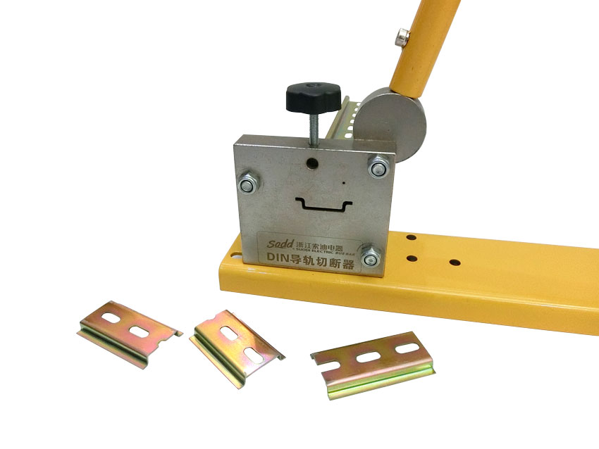 Manual Guide Cutting Machine Din Rail Professional Cutter Tools Double Groove US 