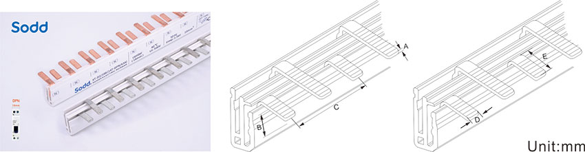 MCB Connector bus bars