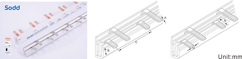 Circuit Breaker busbar DPN+L