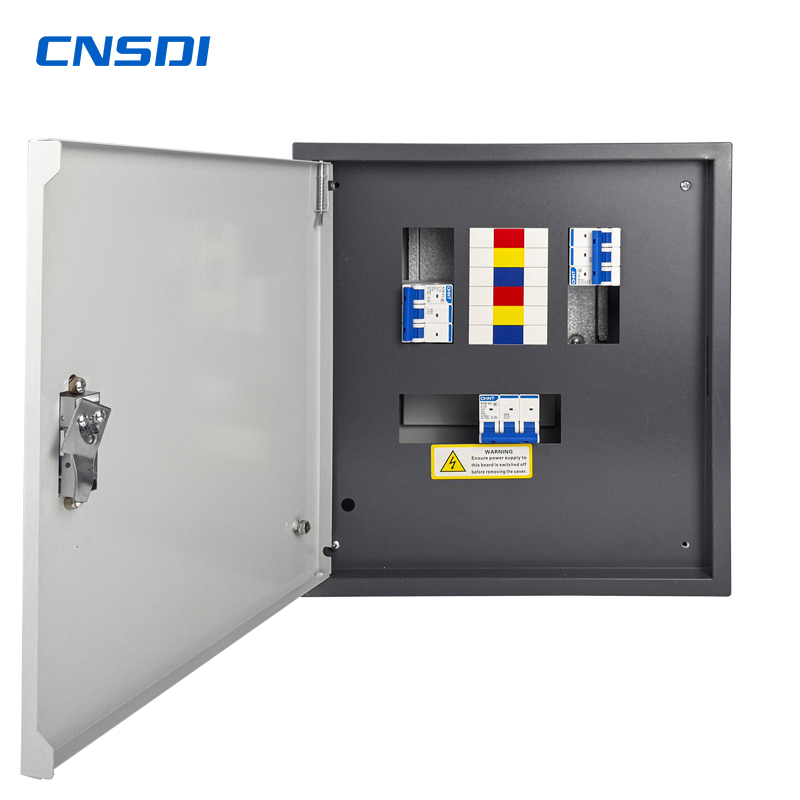 Distribution Box with 12Ways MCB Busbar Pan Assembly Chassis