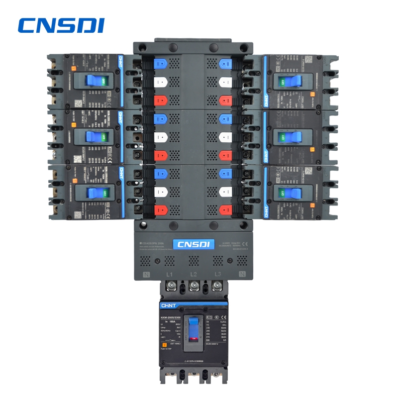 CDi420-3PN/250A 18Ways MCCB-25mm Pan Assembly Busbar,3-Phase, 250A Rated