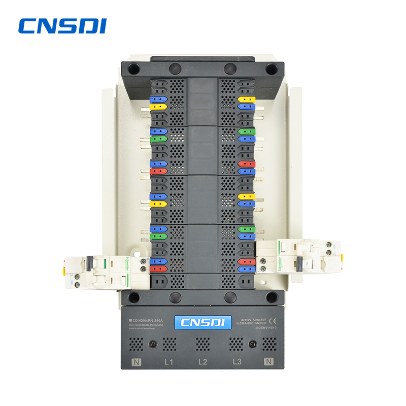 CDi420-4PN/250A 24Ways MCB-idpnL Busbar Pan Assembly,4-Phase, 250A Rated