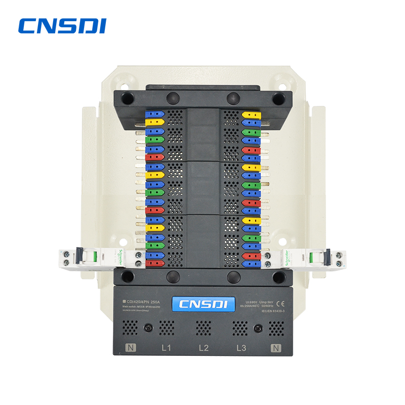 CDi420-4PN/250A 36Ways MCB-idpn Busbar Pan Assembly,4-Phase, 250A Rated