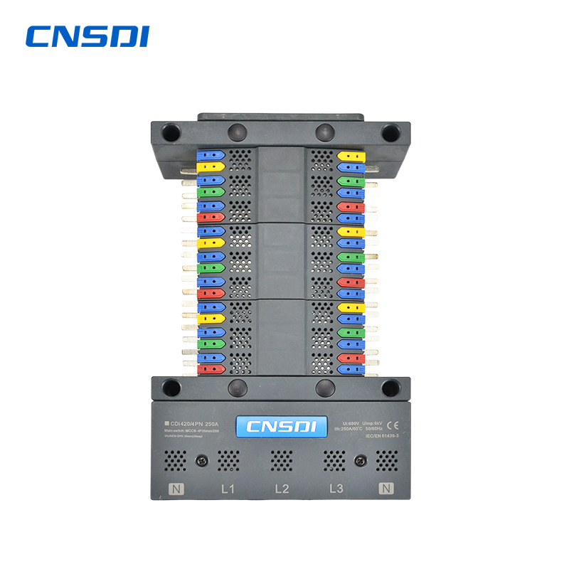 CDi420-4PN/250A 36Ways MCB-idpn Busbar Pan Assembly,4-Phase, 250A Rated