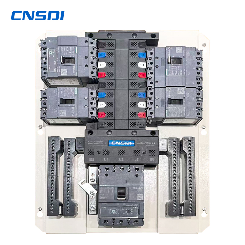 CDi420-4PN/250A 16Ways 25mm MCCB Pitch Pan Assembly Chassis,with Neutral Busbar, 4-Phase, 250A Rated