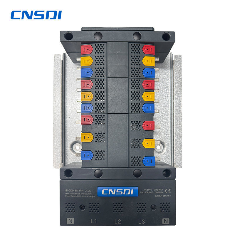 Fully Enclosed 250A Modular Busbar Chassis