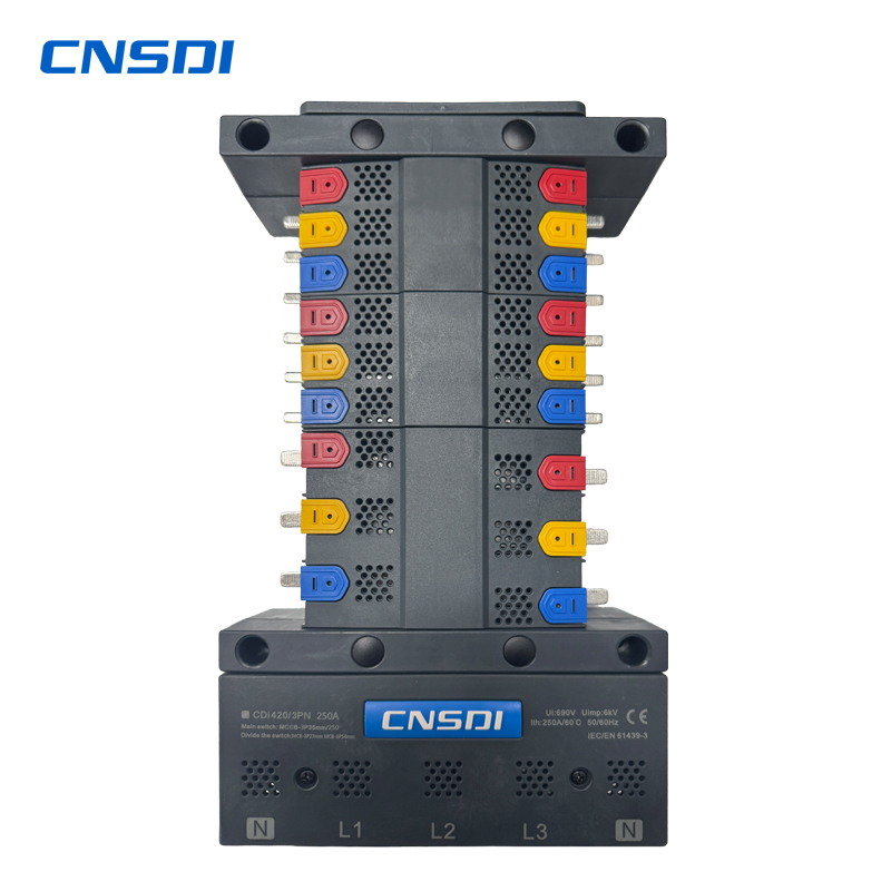 Fully Enclosed 250A Modular Busbar Chassis
